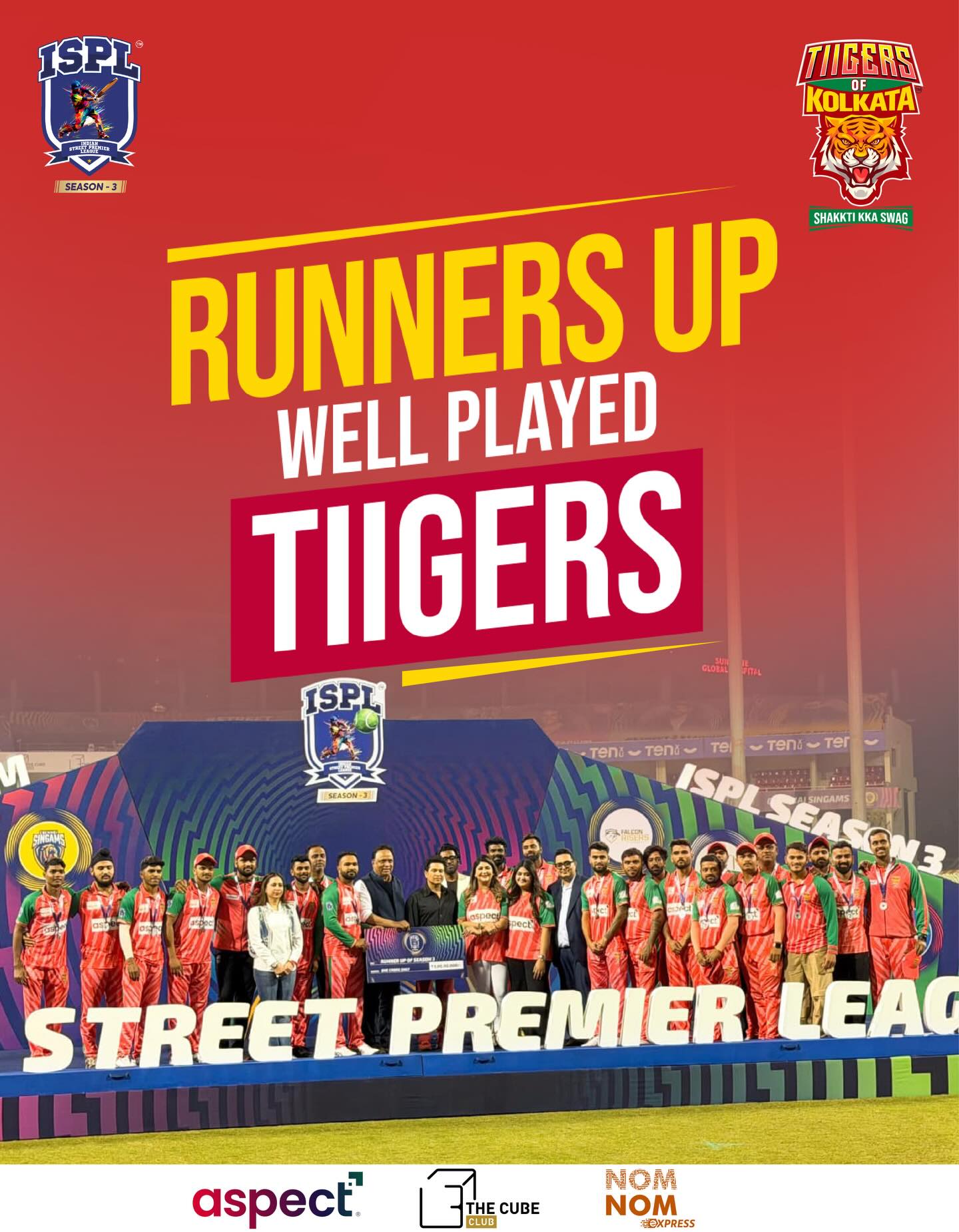 The Runners Up of ISPL Season 3